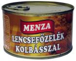 Menza 400g lencsefőzelék kolbásszal