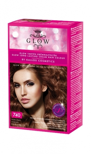 Kallos glow hajfesték 740 ticián vörös