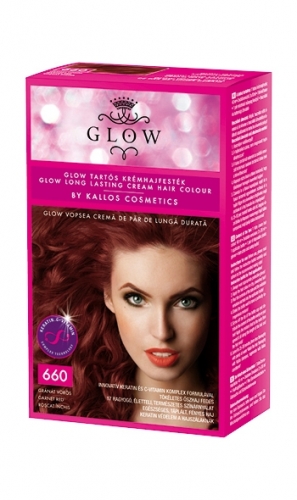 Kallos glow hajfesték 660 gránát vörös