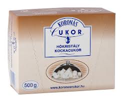 Koronás kockacukor 0,5kg