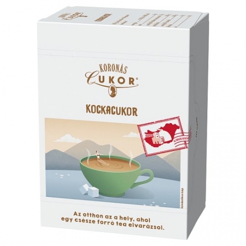 Koronás kockacukor 0,5kg
