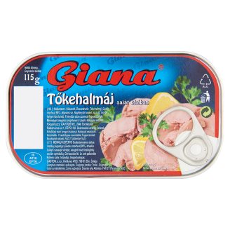 Giana tőkehalmáj olajban 115g