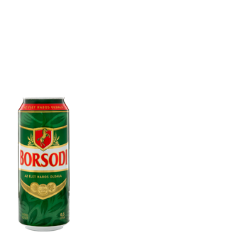 Borsodi 0,5l dobozos