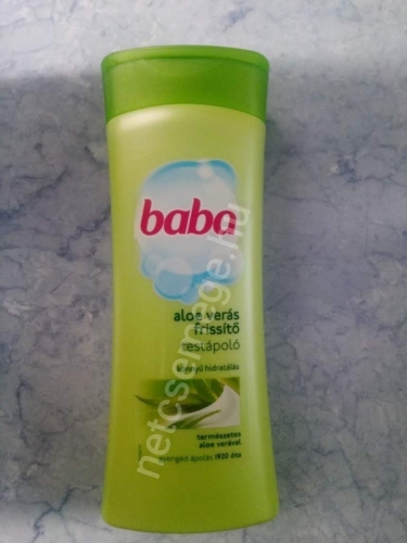 Baba testápoló 400ml aloe vera