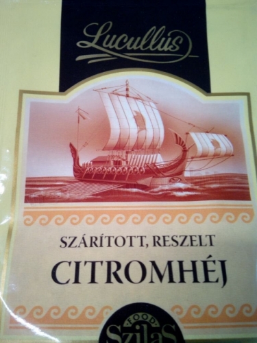 Lucullus 10g száritott citromhéj reszelt