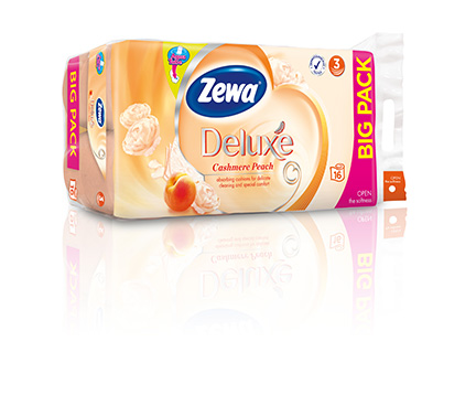 Zewa delux 16tek 3rét.peach