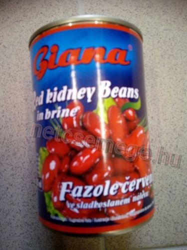 Giana 400/240g 425ml vörösbab
