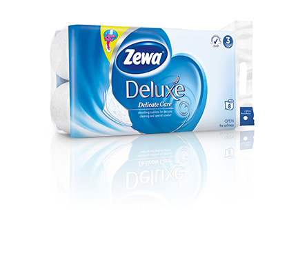 Zewa delux 16tek.3rét.delicate care