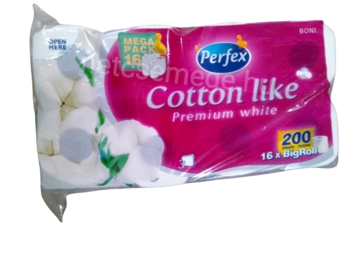 Perfex wc papír 16tek 3rét cotton like
