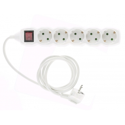 Entac elosztó 5foglalat 3m kapcsolós