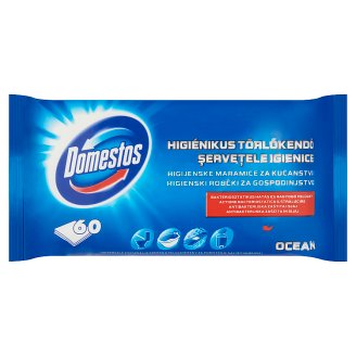 Domestos törlőkendé hig.60db oceán