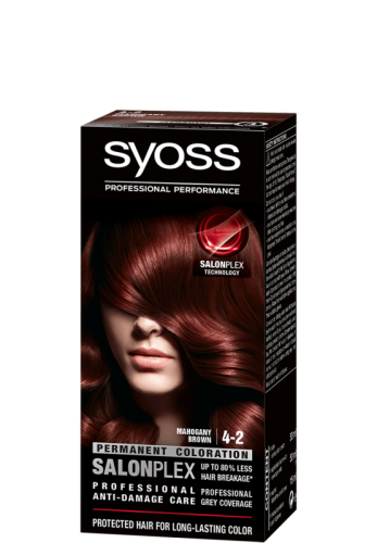 Syoss hajfesték 4-2 mahagóni barna