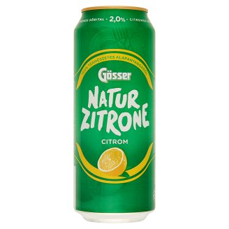 Gösser 0,5l 2% citromos dobozos ízesített sör