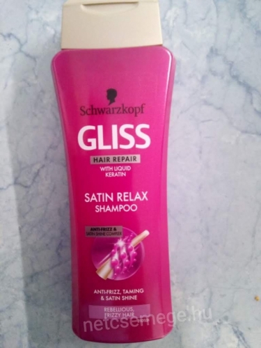 Gliss kur sampon 250ml satin relax