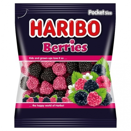 Haribo 100g Berries szeder-málna