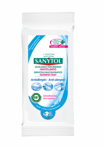 Sanytol 48db általános törlőkendő antial