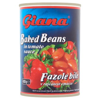 Giana 420g fehérbab paradicsom mártásban