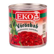 Eko 420g vörösbab paradicsom mártásban