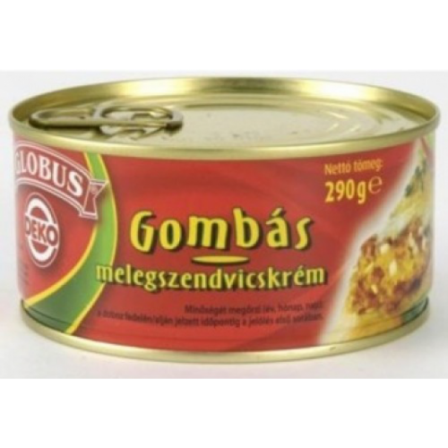 Globus 290g melegszendvicskrém gombás