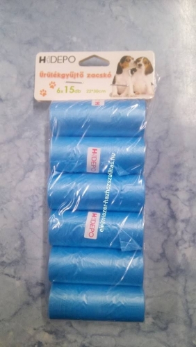 ürülékgyűjtő zacskó 6x15db