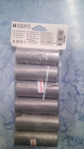 ürülékgyűjtő zacskó 6x15db