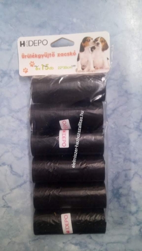 ürülékgyűjtő zacskó 6x15db