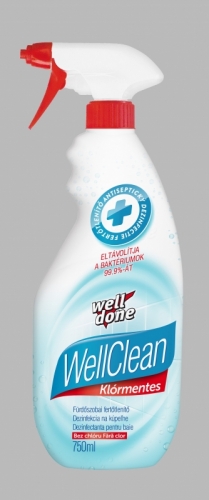 Well done 750ml klórmentes fürdőszobai