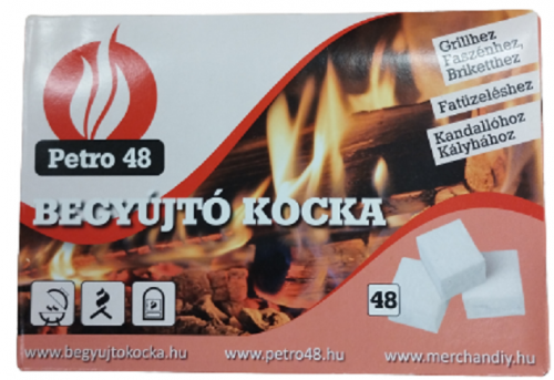petro48 begyújtó kocka 48db
