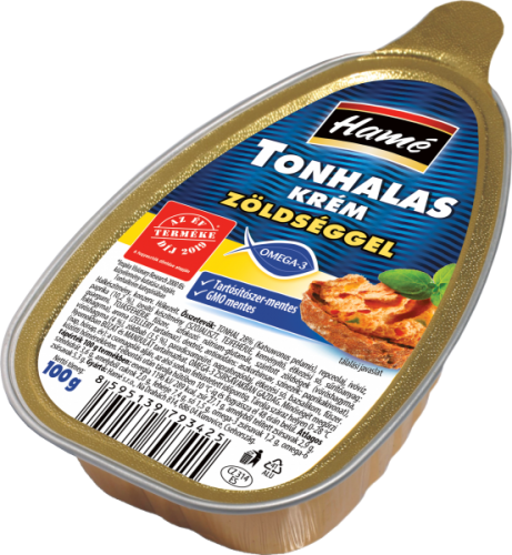 Hamé 100g tonhalas krém zöldséggel