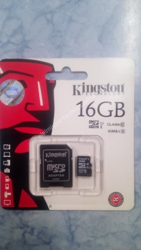 Kingston SDHC memória kártya 16GB