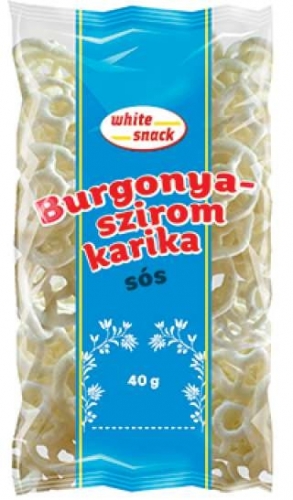 Fehétói csemege 40g burgonyaszirom karika sós