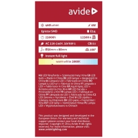 Avide led R50 E14 6w 3000K