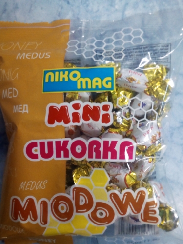 Mini cukorka 70g méz