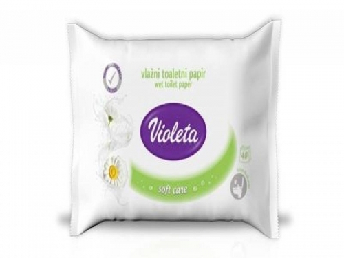 Violeta nedves toalett papír 40db kamilla