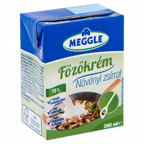 Meggle 200ml főzőkrém növényi zsirral 15%
