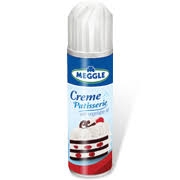 Meggle 250g tejszinhab spray 19% creme patisserie