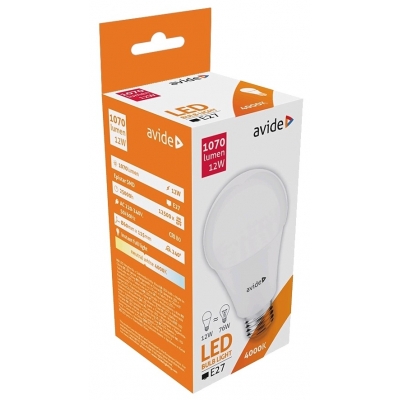 Avide led globe 12W E27 4000K