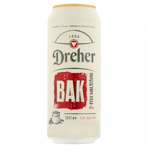 Dreher bak 0,5L dobozos 7,3% alk