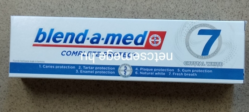 Blend-a-med 100ml complete7 protect crystal white