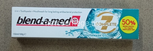 Blend-a-med 150ml complete7 mouthwash