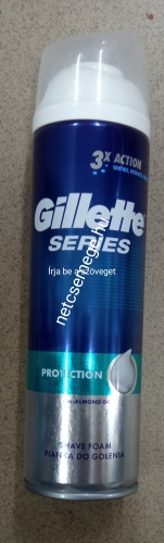 Gillette 200ml series borotva gél protection
