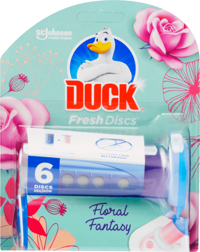 Duck wc tiszt. korong 36ml floral fantasy