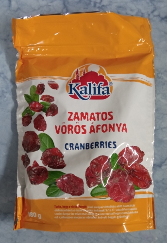 Kalifa 180g zamatos vörös áfonya