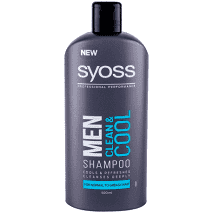 Syoss 500ml men clean & cool sampon