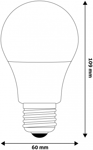 Avide led globe A60 10w E27 6400K