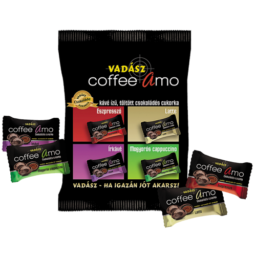 Vadász 100g coffee amo kávés drazsé