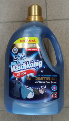 Der waschkönig 3,305L black mosógél 110mosás