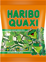Haribo 100g béka (quaxi)