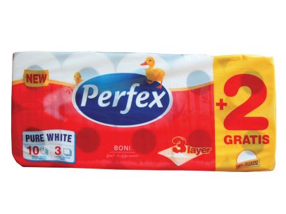 Perfex wc papír 10tek.3rét.