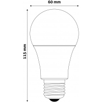 Avide LED Globe A60 10W E27 240° WW 3000K